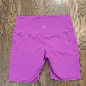 lululemon athletica Women's Vibrant Purple Bike Shorts